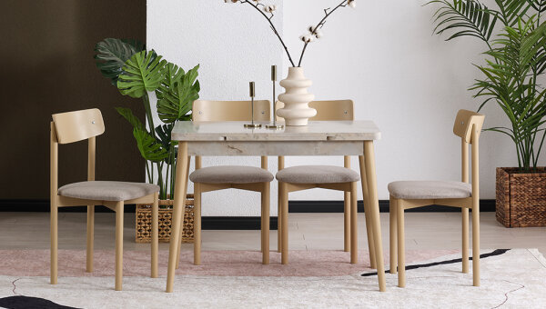 60*100 Yandan Açılır Masa Takımı - 