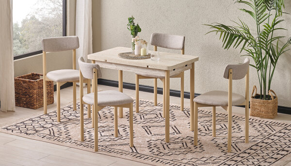 60*100 Yandan Açılır Masa Takımı MT-3242 - 