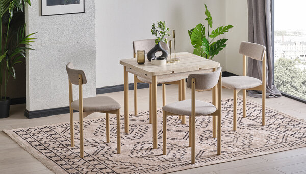 69*80 Yandan Açılır Masa Takımı MT-3142 - 