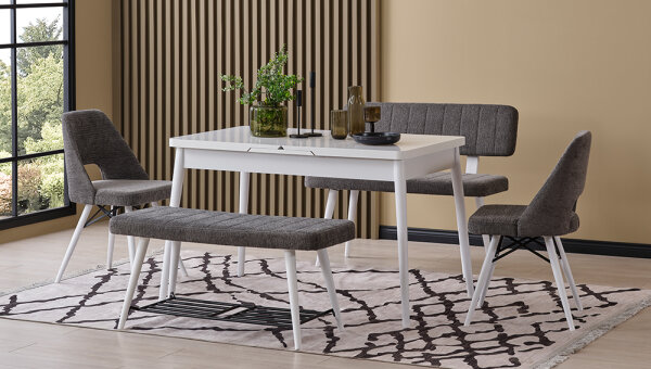 74*120 Kelebek Benchli Masa Takımı - 