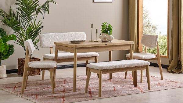 74*120 Kelebek Benchli Masa Takımı - 