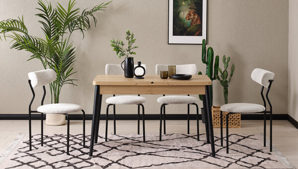 75*120 Kelebek Masa Takımı - 