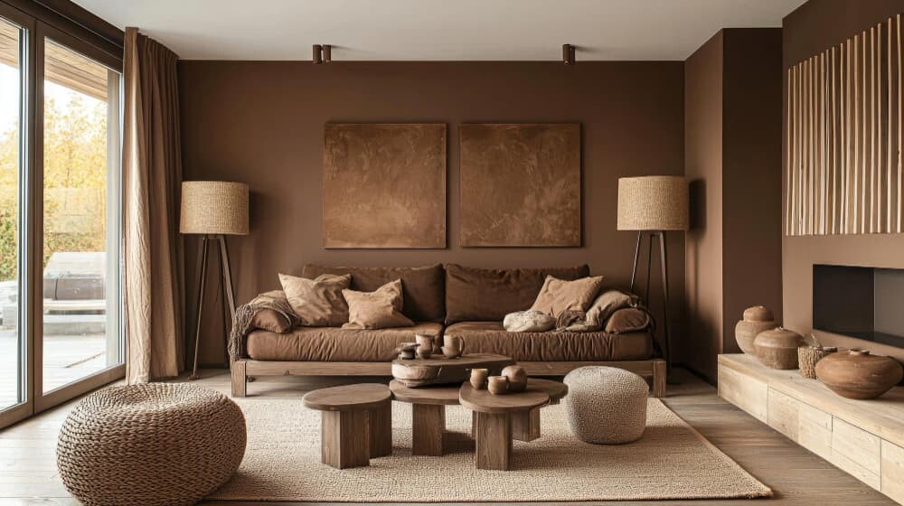 Ev Dekorasyonunda Kahverengi ile Uyumlu Renkler