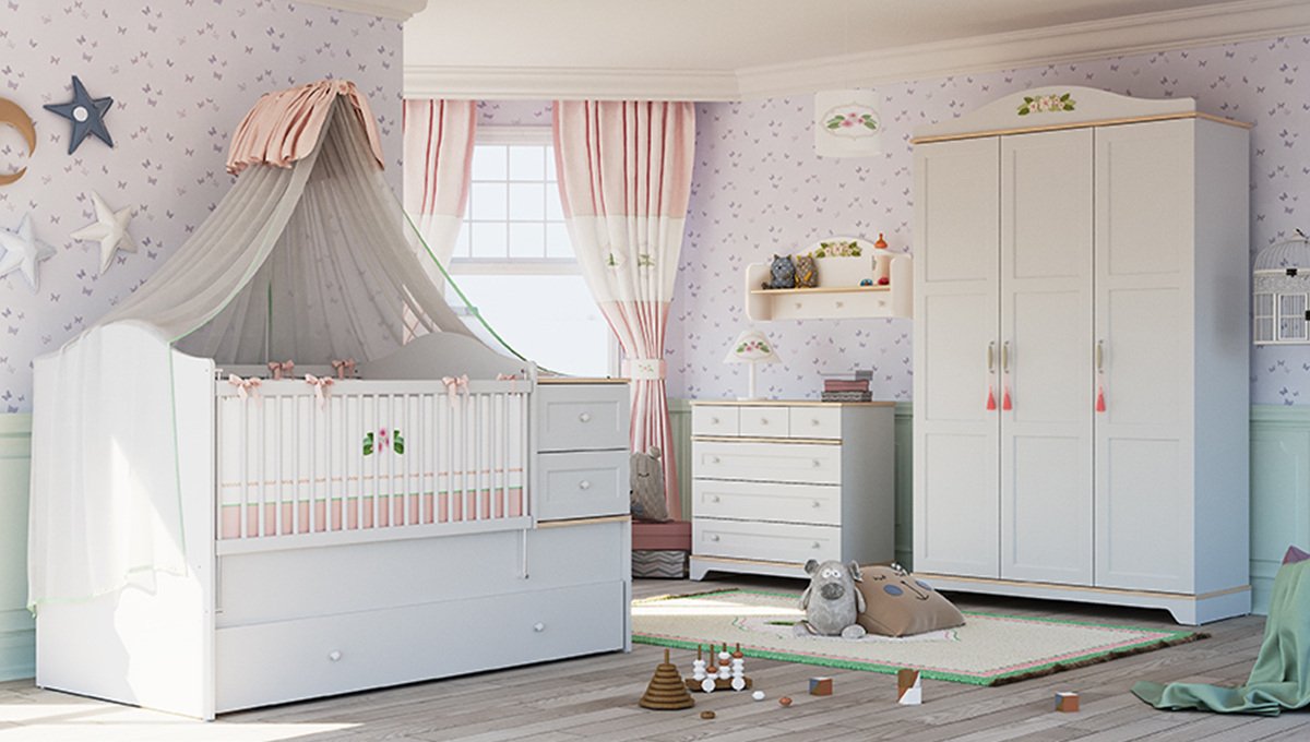 Kız Bebek Odası Modelleri