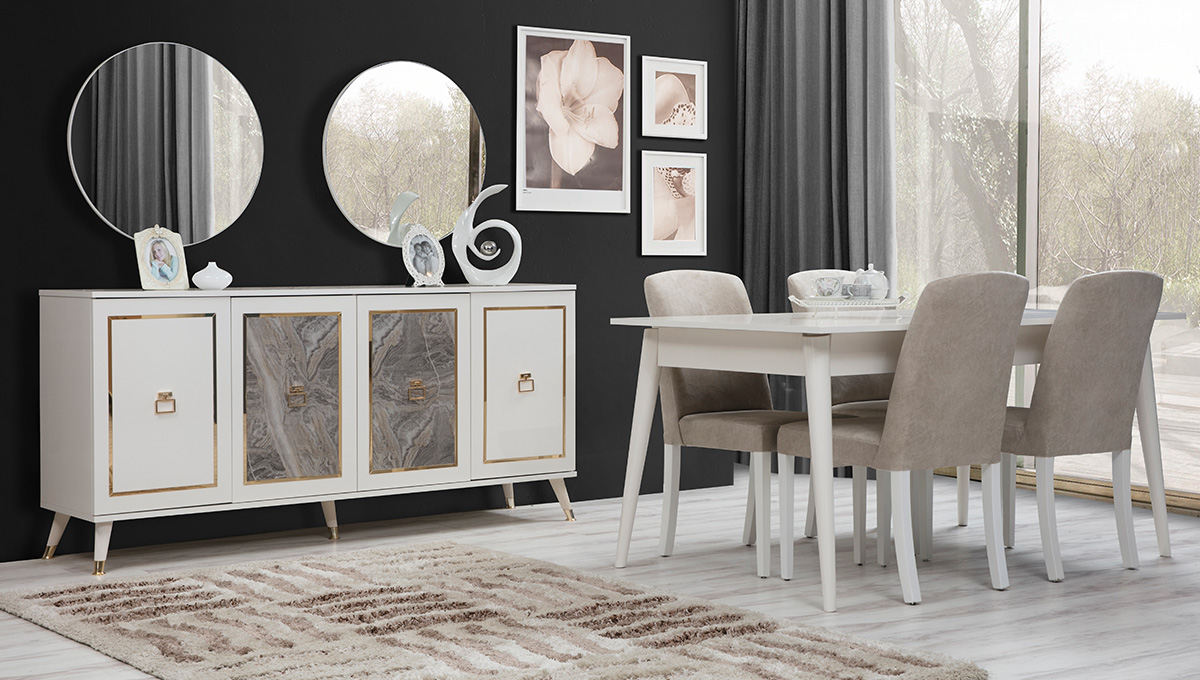 Küçük Salonlar İçin Yemek Masası Önerileri