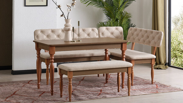 Mutfak Köşe Takımı Kahve - 