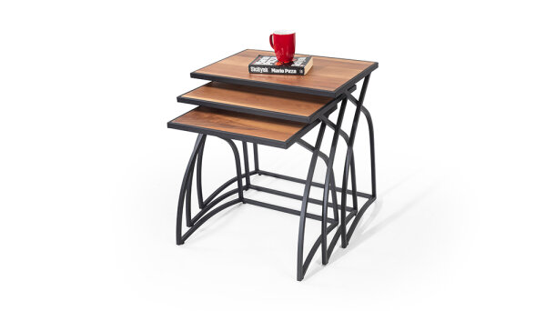 Pelikan Ceviz Zigon Sehpa - 